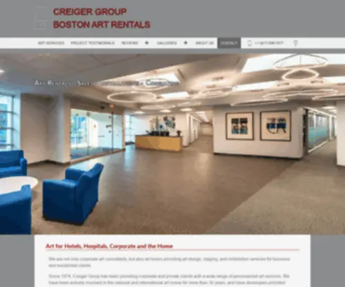 Bostonartrentals.com(Boston Art Rentals) Screenshot