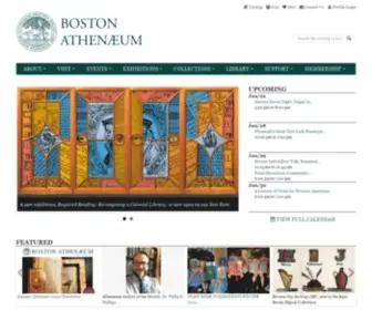 Bostonathenaeum.org(Boston Athenæum) Screenshot