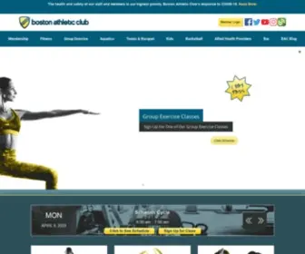 Bostonathleticclub.com(Boston Athletic Club) Screenshot