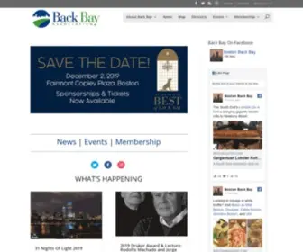 Bostonbackbay.com(Back Bay Association) Screenshot