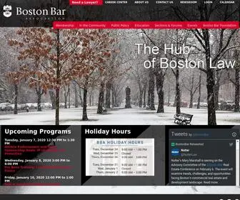 Bostonbar.org(Boston Bar Association) Screenshot