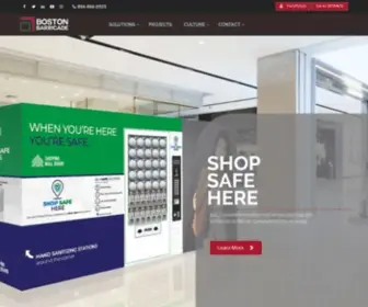 Bostonbarricade.com(Boston Retail Solutions) Screenshot