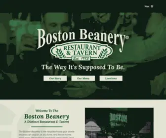 Bostonbeanery.com(Morgantown, WV) Screenshot