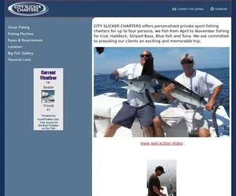 Bostonboat.com(Charter Fishing Boston Massachusetts) Screenshot