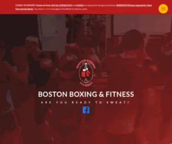 Bostonboxing.com(Boston Boxing & Fitness) Screenshot