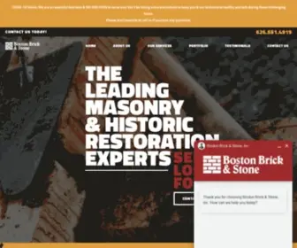 Bostonbrick.com(Boston Brick & Stone) Screenshot