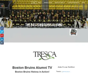 Bostonbruinsalumni.com(Boston Bruins Alumni) Screenshot