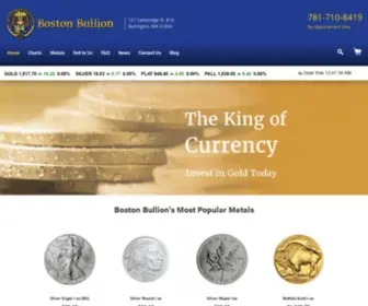 Bostonbullion.com(Boston Bullion) Screenshot