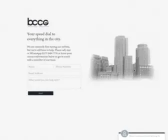 Bostonccg.com(Boston Concierge and Consulting Group) Screenshot