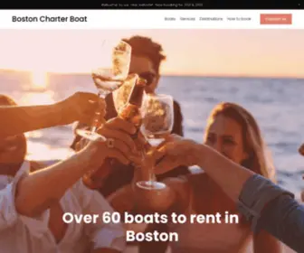 Bostoncharterboat.com(Boat rentals in Boston) Screenshot