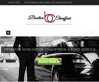 Bostonchauffeur.com(Boston Chauffeur) Screenshot