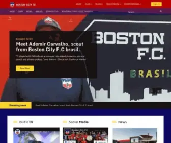 Bostoncityfc.com(Of the People) Screenshot