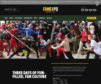 Bostoncomiccon.com(FAN EXPO BOSTON) Screenshot
