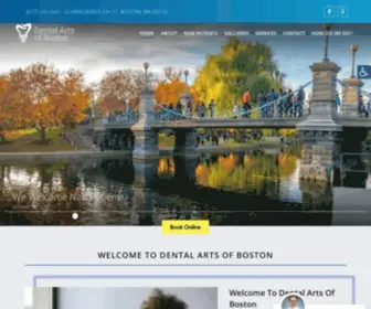 BostoncosmetiCDentistma.com(Dentist in Boston) Screenshot