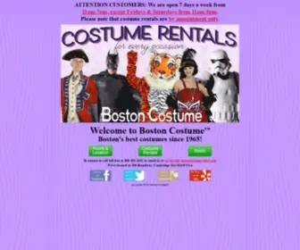 Bostoncostume.com(Boston) Screenshot