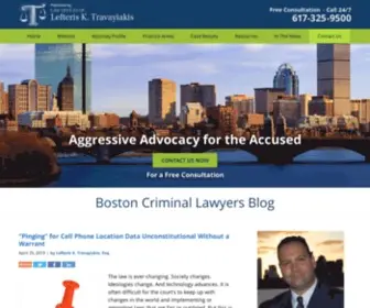 Bostoncriminallawyersblog.com(Published by Massachusetts Criminal Defense Attorney) Screenshot