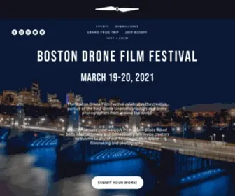 Bostondronefilmfestival.com(BOSTON DRONE FILM FESTIVAL) Screenshot