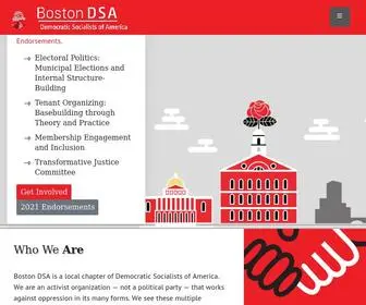 Bostondsa.org(Boston DSA) Screenshot