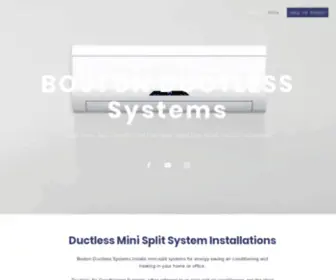 Bostonductlesssystems.com(Boston Ductless Systems) Screenshot