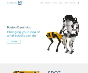 Bostondynamics.com(Boston dynamics’ mission) Screenshot