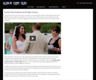 Bostoneventfilms.com(Boston Wedding Video) Screenshot