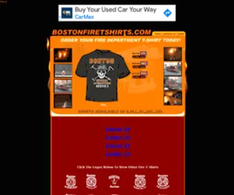 Bostonfiretshirts.com(Boston Fire Dept T) Screenshot