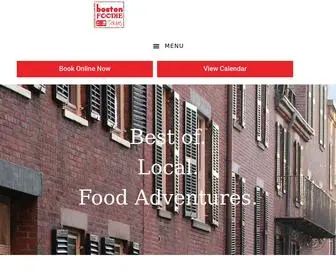 Bostonfoodietours.com(Boston Foodie Tours) Screenshot