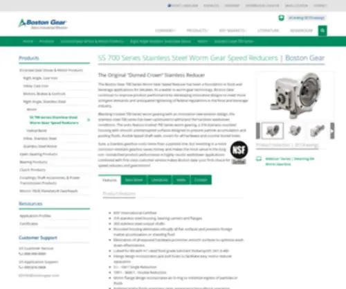 Bostongearss700.com(Stainless Steel 700 Series) Screenshot