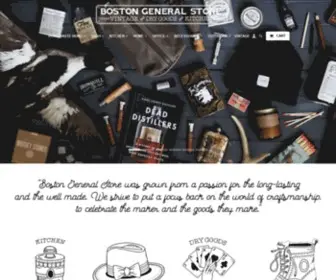 Bostongeneralstore.com(Boston General Store) Screenshot