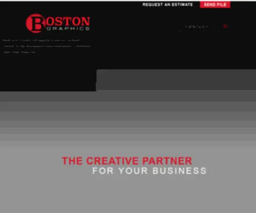 Bostongraphics.com(Design, Print, Web, Promo & Vehicle Wraps) Screenshot