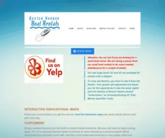 Bostonharborboatrentals.com(Boston Harbor Boat Rentals) Screenshot