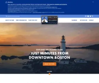 Bostonharborislands.org(Boston Harbor Islands) Screenshot