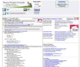 Bostonheights.org(Boston Heights Overlook) Screenshot