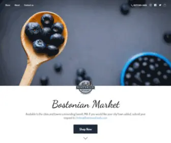 Bostonianmarket.com(Bostonian Market) Screenshot