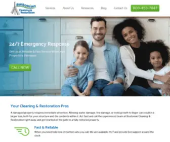 Bostonianrestoration.com(Bostonian Cleaning & Restoration) Screenshot