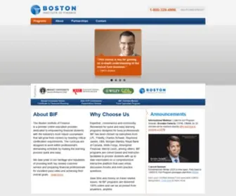 Bostonifi.com(Boston Institute of Finance) Screenshot