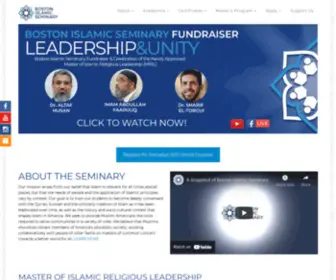 Bostonislamicseminary.org(Boston Islamic Seminary) Screenshot