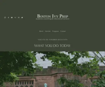 Bostonivyprep.com(Boston Ivy Prep) Screenshot
