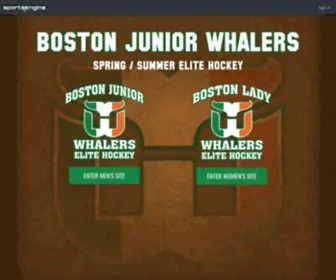 Bostonjuniorwhalers.com(Boston Junior Whalers) Screenshot