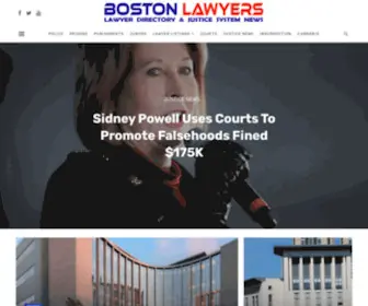 Bostonlawyers.com(Boston Lawyers Personal Injury Criminal) Screenshot