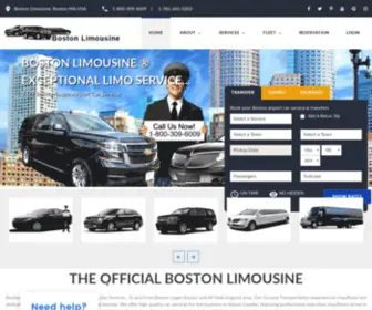 Bostonlimousine.com Screenshot