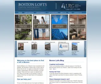 Bostonloftspace.com(Boston Lofts) Screenshot