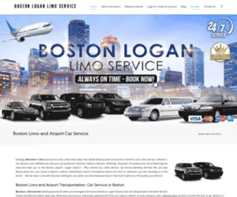 Bostonloganlimoservice.com(Boston Logan limo service Affordable Airport Limo Service 24) Screenshot