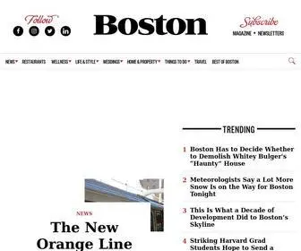 Bostonmagazine.com(The Best Boston Restaurants) Screenshot