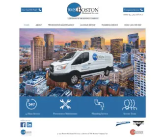 Bostonmechanicalservices.com(Service & Preventative Maintenance) Screenshot