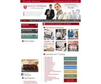 Bostonnetwork.com(The Global Knowledge Provider) Screenshot