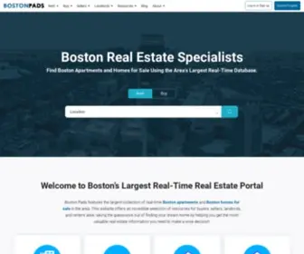 Bostonpads.com(Boston Pads) Screenshot