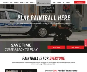 Bostonpaintball.com(3 Locations) Screenshot