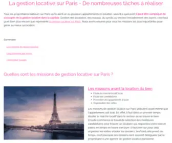 Bostonpowersearch.com(Gestion Locative Paris) Screenshot