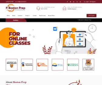 Bostonprep.in(IELTS, PTE, GRE Coaching Hyderabad, Guntur, Vizag, Vijayawada) Screenshot